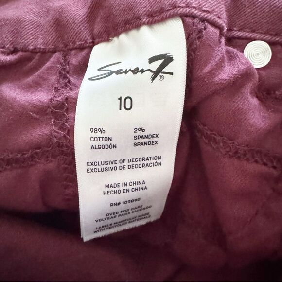Seven7 Tummyless High Rise Slimming Stretch Skinny Jeans - Size 10 - Picture 6 of 6